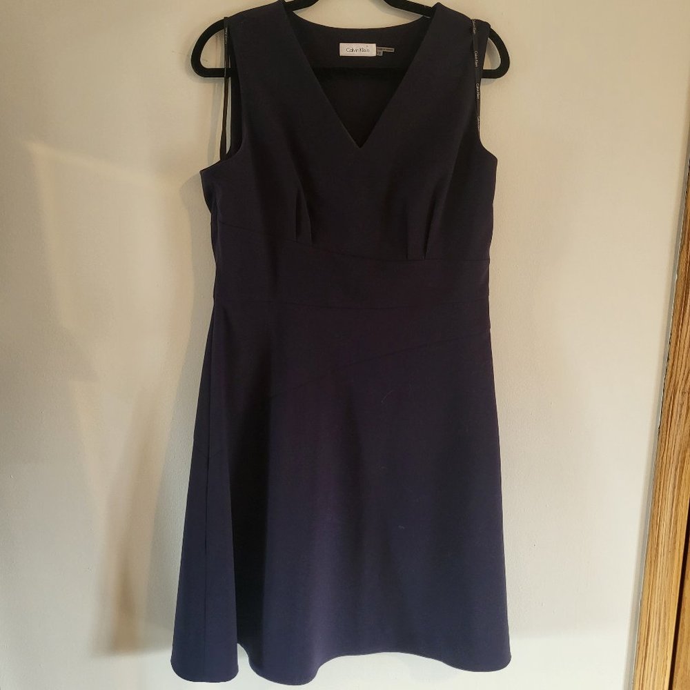 Calvin klein fit and flare dress